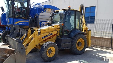 Retro excavadora Komatsu WB97R - 1