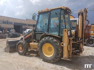 Retro excavadora Caterpillar 428D - 1