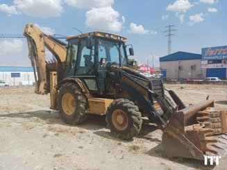 Retro excavadora Caterpillar 428D - 1