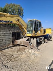 Excavadora de ruedas Komatsu PW200-7K - 1