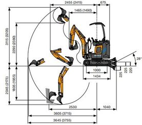 Excavadora Case Construction CX15EV - 7