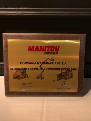ITT CM93 Mejor Concesionario Manitou en Construcción 2018
